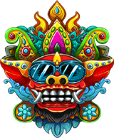 Bali Dragon Symbol maski