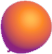 Mega Party Bucks Symbol pomarańczowego balonu
