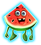 Mighty Munching Melons Symbol widmowego melona