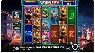 Casino Heist Megaways Rozgrywka