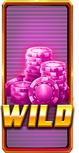 Casino Heist Megaways Różowy dziki symbol