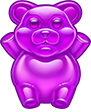 Sugar Rush 1000 Symbol różowego niedźwiedzia