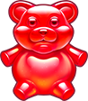 Sugar Rush 1000 Symbol czerwonego niedźwiedzia