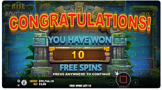 Rise of Montezuma Free Spins